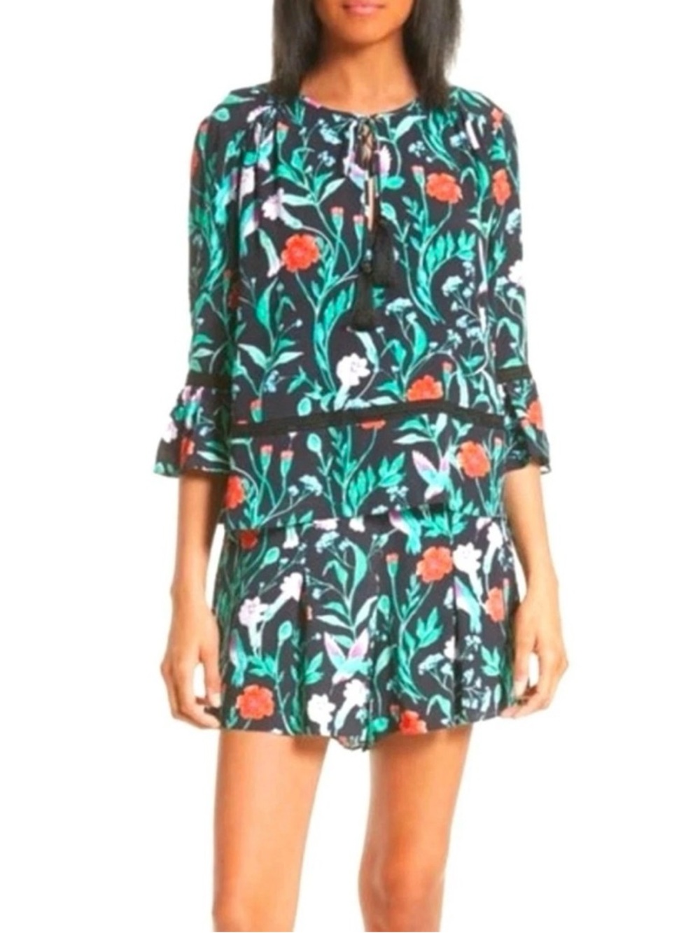 Kate Spade Jardin Floral Romper size 2